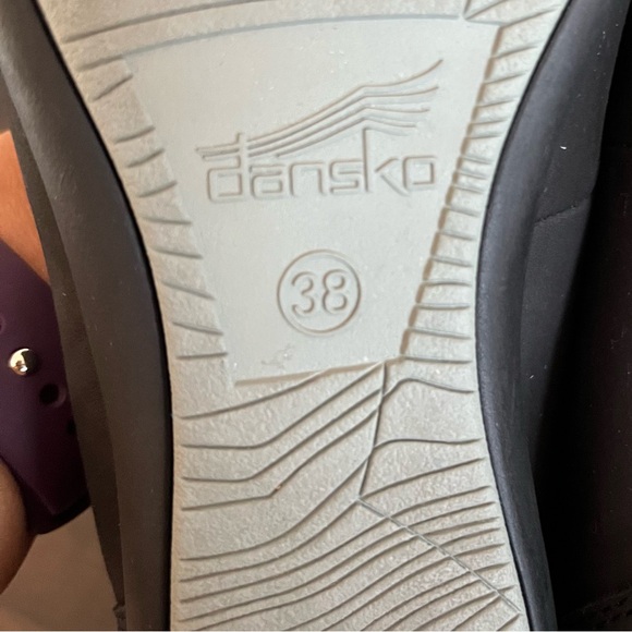 DANSKO Kristen Black Suede Ballet Flats Size 38 US 7.5-8 - Picture 7 of 10